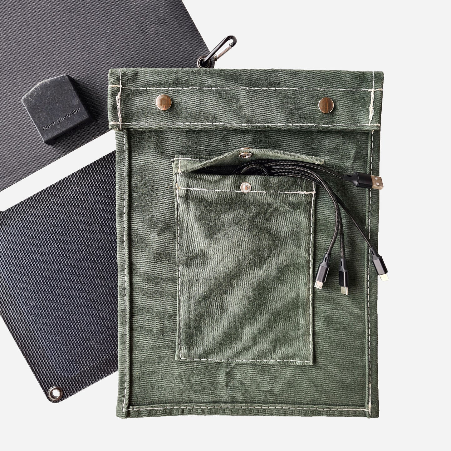 Canvas Bag - USB Solar Charger