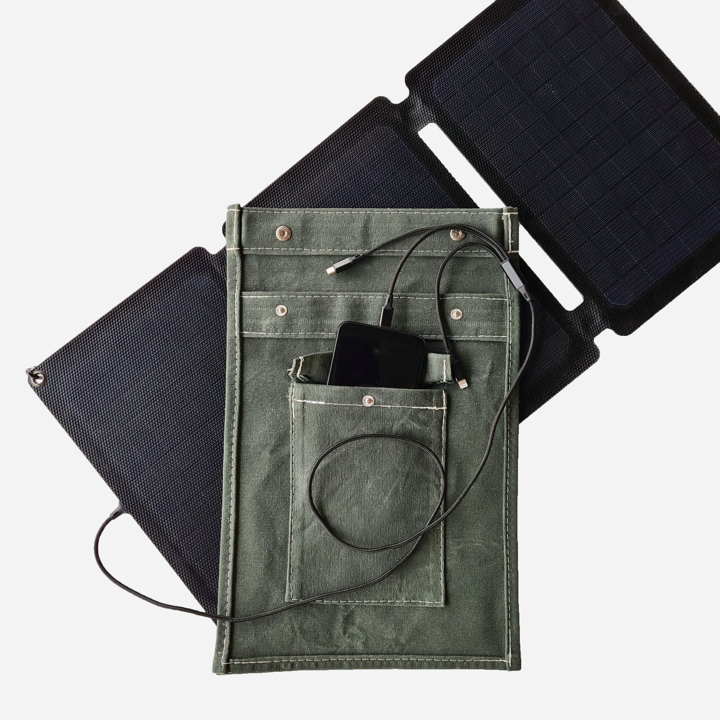 Canvas Bag - USB Solar Charger